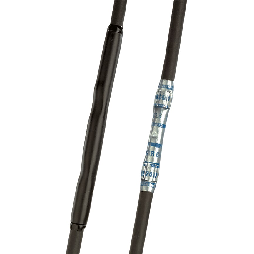 Panduit - Gaine thermo noire 3:1;dia. nom. 9,5 mm-min. 3 mm;longueur 1,37m;Cdt.25