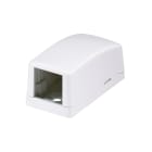 Panduit - Surface Mount Box, 1 Port, White