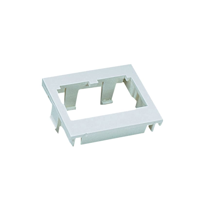 Panduit - Insert, 2 Port, 1/2 Size, Flat, White