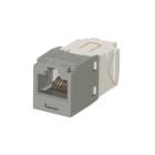 Panduit - Module jack avec cadre de montage Mini-Com? UTP RJ45,Cat 6,TG,Gris int,Qté:100