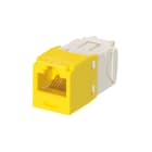 Panduit - Module jack avec cadre de montage Mini-Com? UTP RJ45,Cat 6,TG,Jaune,Qté:24