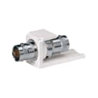 Panduit - Adapter, BNC 75ohm, Module Base,Off Whit