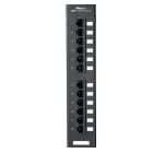 Panduit - Punchdown Patch Panel, Cat 5e, Flat, 12