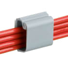 Panduit - Clip à verrouillage adhésif;Diamètre faisceau max 9,1mm;PVC Gris; ;Cdt.100