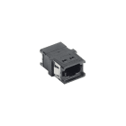 Panduit - Fiber MPO Adapter, Black, Type A, Key Up