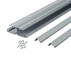 Panduit - Goulotte câblage double DIN PanelMax;gris clair;hauteur 2 pouces;Cdt.6pieds