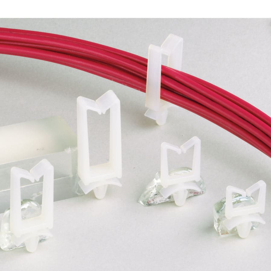 Panduit - Support cable encliquetable horizontal; faisceau 4,8 mm x 7,1mm;Noir;Cdt.100