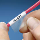 Panduit - Etiquette autoprotégée blanche; dimensions 25,4x38,1mm; diamètre 8,1mm max; pour
