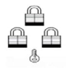 Panduit - 1.5" SHACKLE PLASTIC BODY, KEYED ALIKE P