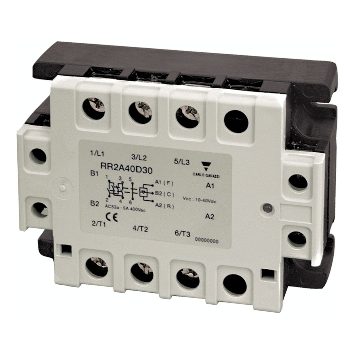 Carlo Gavazzi - Relais d'inversion de marche pour moteur triphasé, 2ph 400Vca 4.0kW ca IP