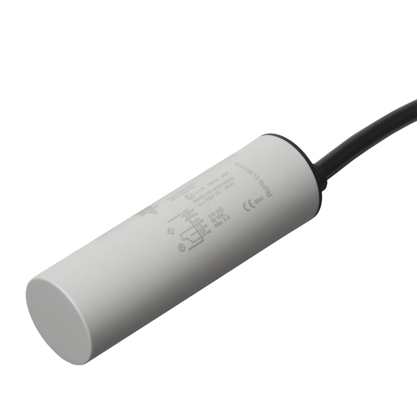 Carlo Gavazzi - Détect capacitif Ø32-Détect 2 à 20mm -Non noyable-Sortie NF Temp-20..250Vca ATEX
