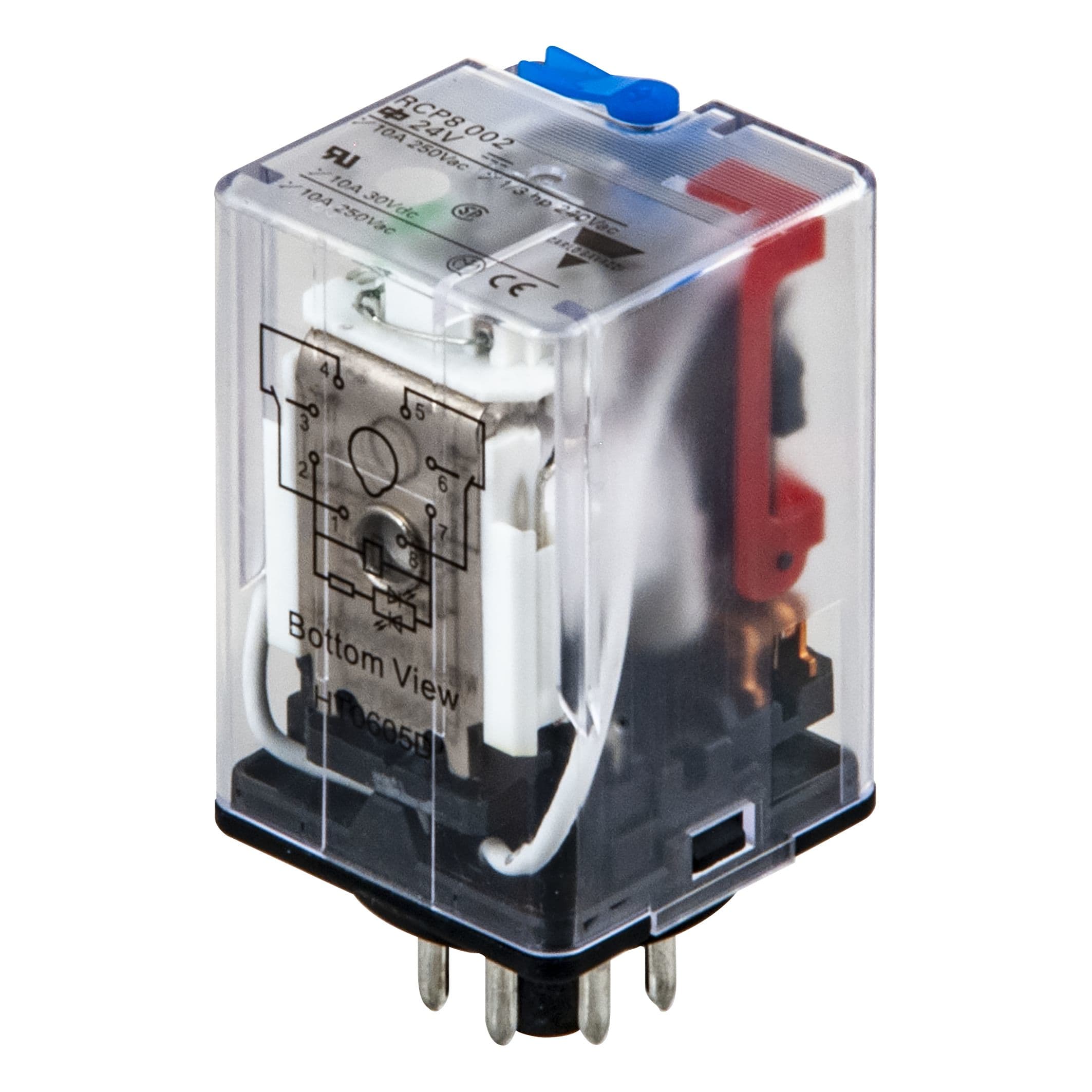 Carlo Gavazzi - relais électromécanique industriel 8 poles 3RT 60Vcc