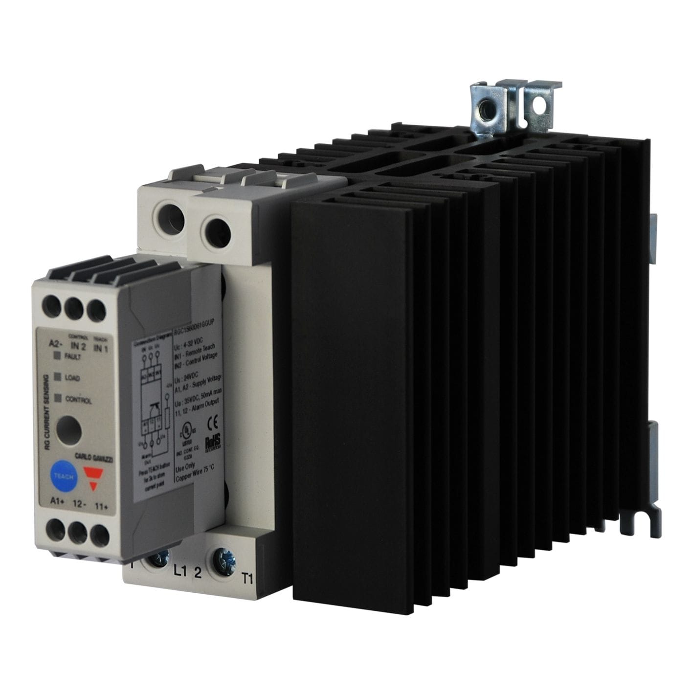 Carlo Gavazzi - Contacteur statique 1ph 600V cmd cc zero de tension 60A contrôle charge