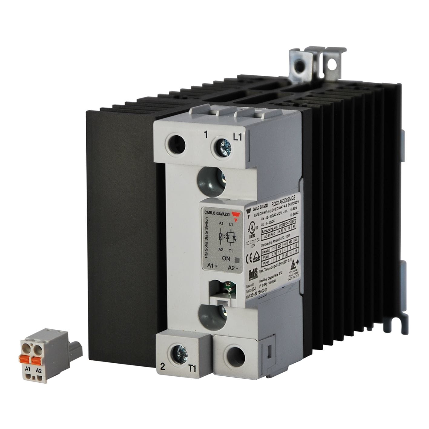 Carlo Gavazzi - Contacteur statique 1ph 600V cmd cc zero de tension 65A