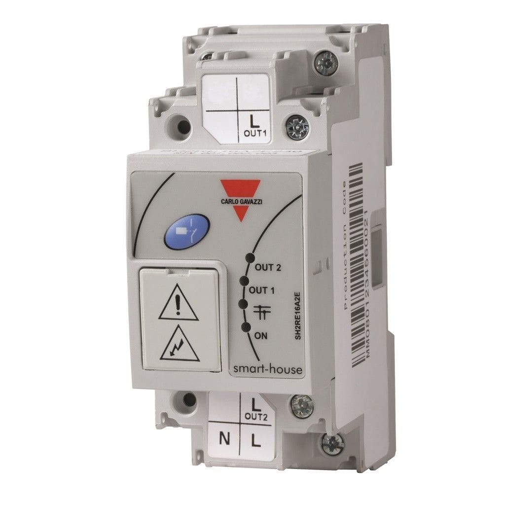 Carlo Gavazzi - Smart Dupline module 2 sorties relais 16A 230Vca lecture energie