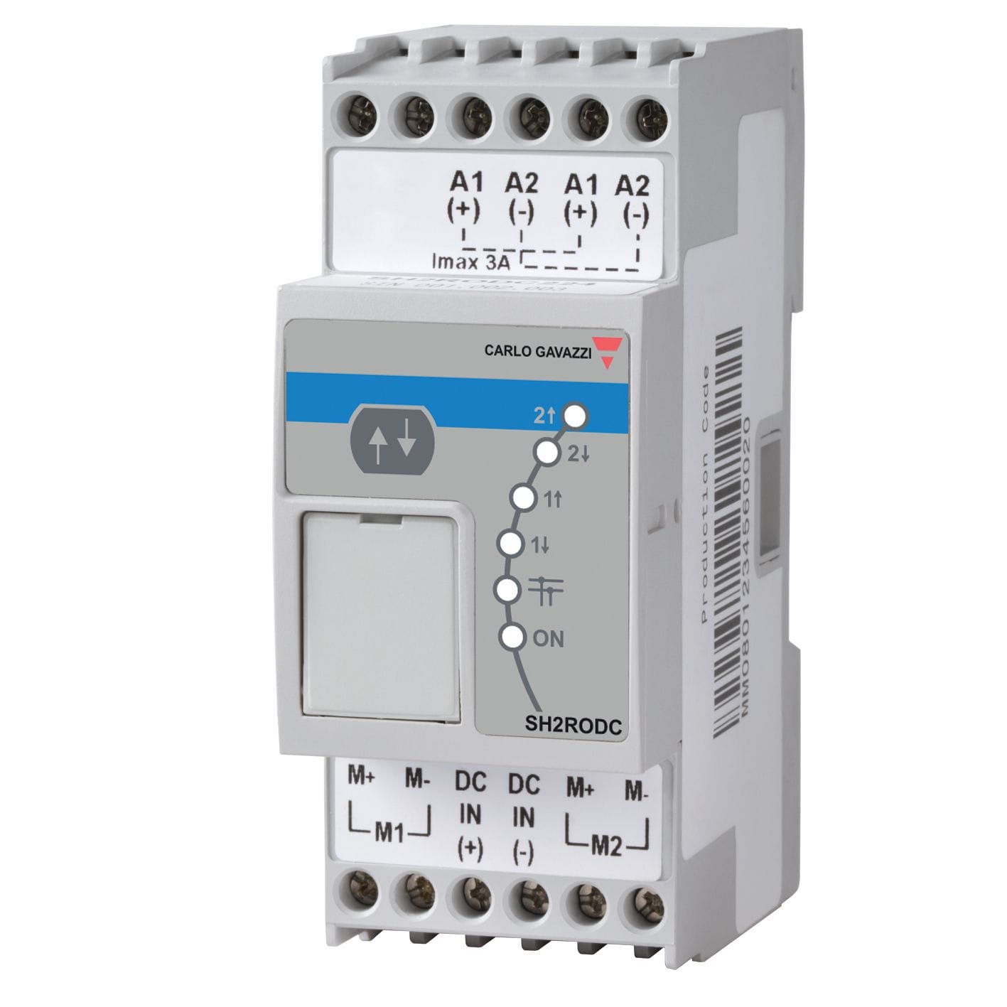 Carlo Gavazzi - Smart Dupline module 2 sorties volet roulant cc 24Vcc