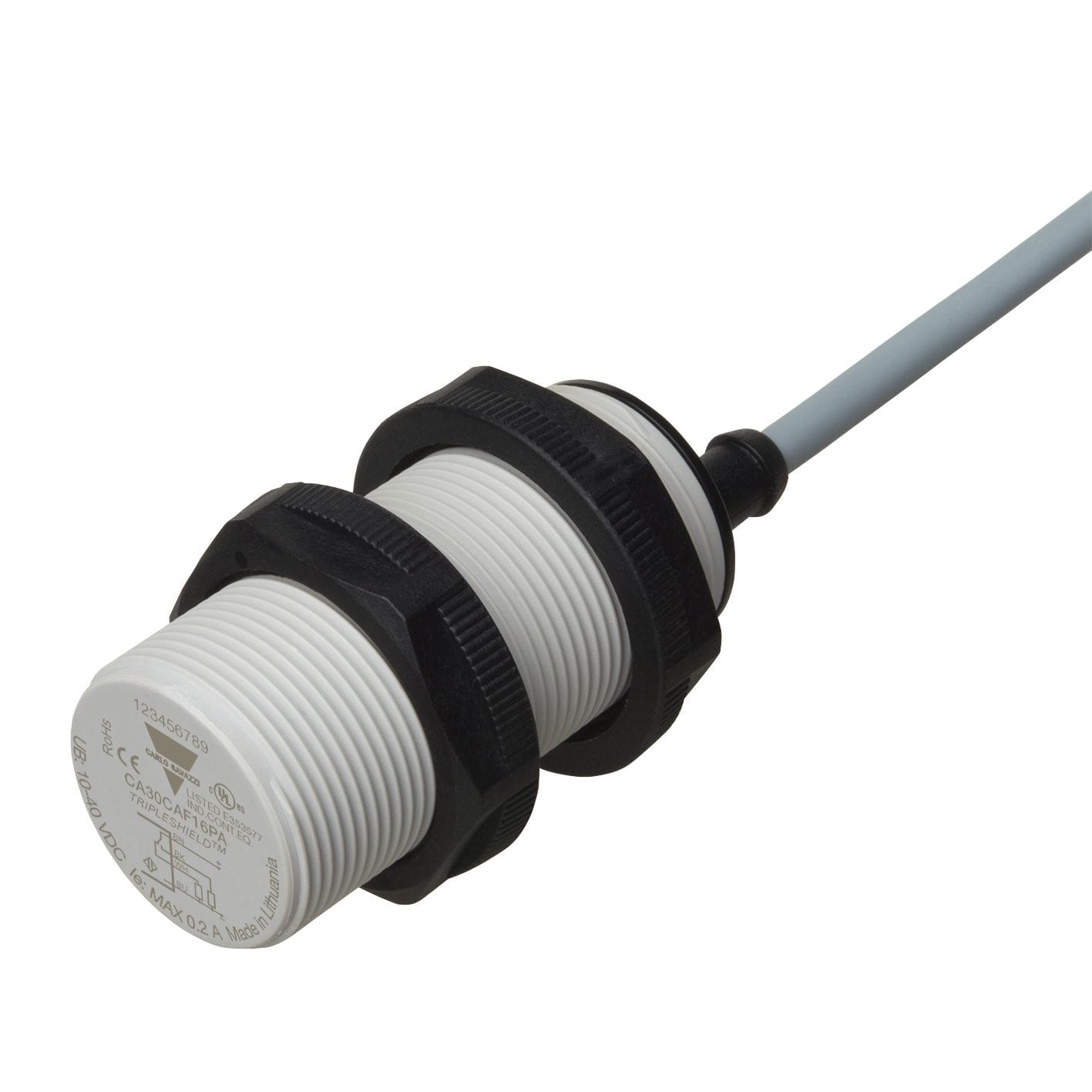 Carlo Gavazzi - Détecteur capacitif plastique M30 PNP NO+NF,cable