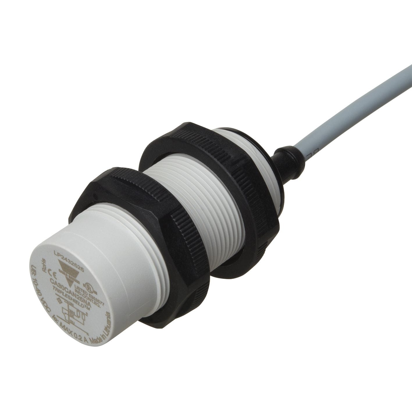 Carlo Gavazzi - Détecteur capacitif plastique M30 NPN NO+NF,cable