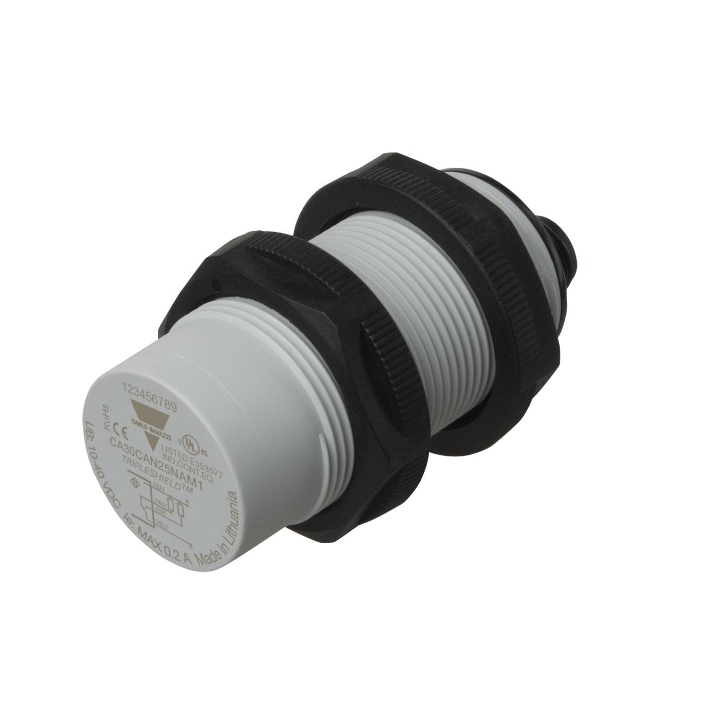 Carlo Gavazzi - Détecteur capacitif plastique M30 NPN NO+NF,connecteur