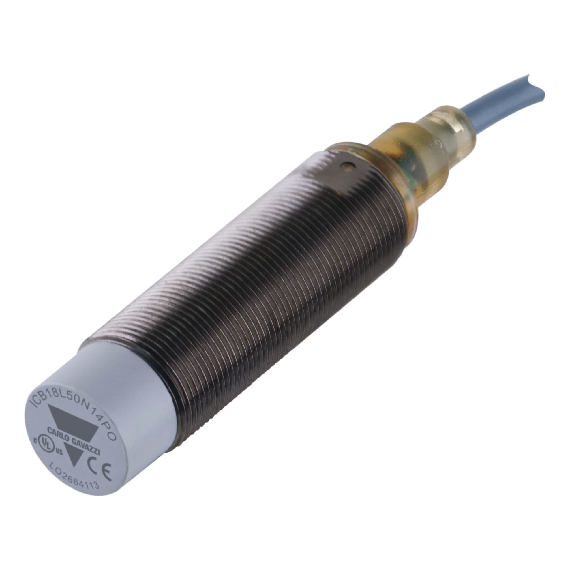 Carlo Gavazzi - Détecteur inductif M18 cable 50mm PNP NO non noyable