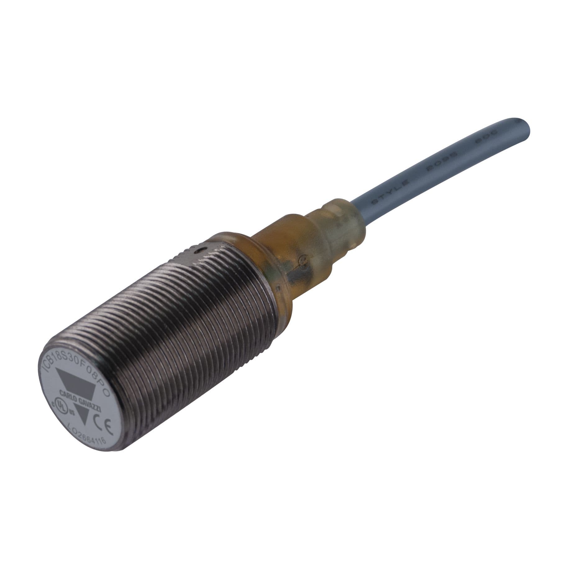 Carlo Gavazzi - Détecteur inductif M18 cable 30mm NPN NO noyable
