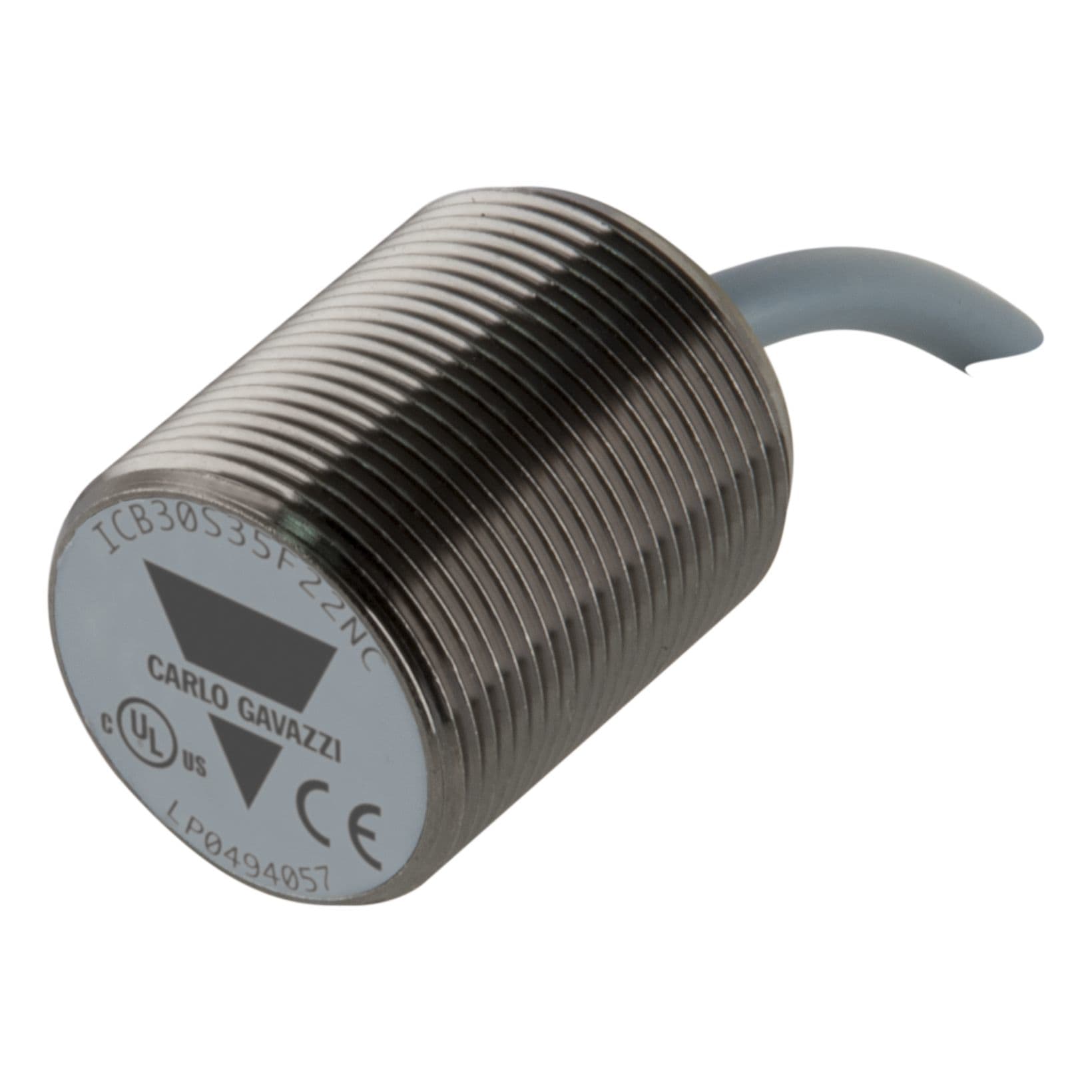 Carlo Gavazzi - Détecteur inductif M30 cable court NPN NO noyable