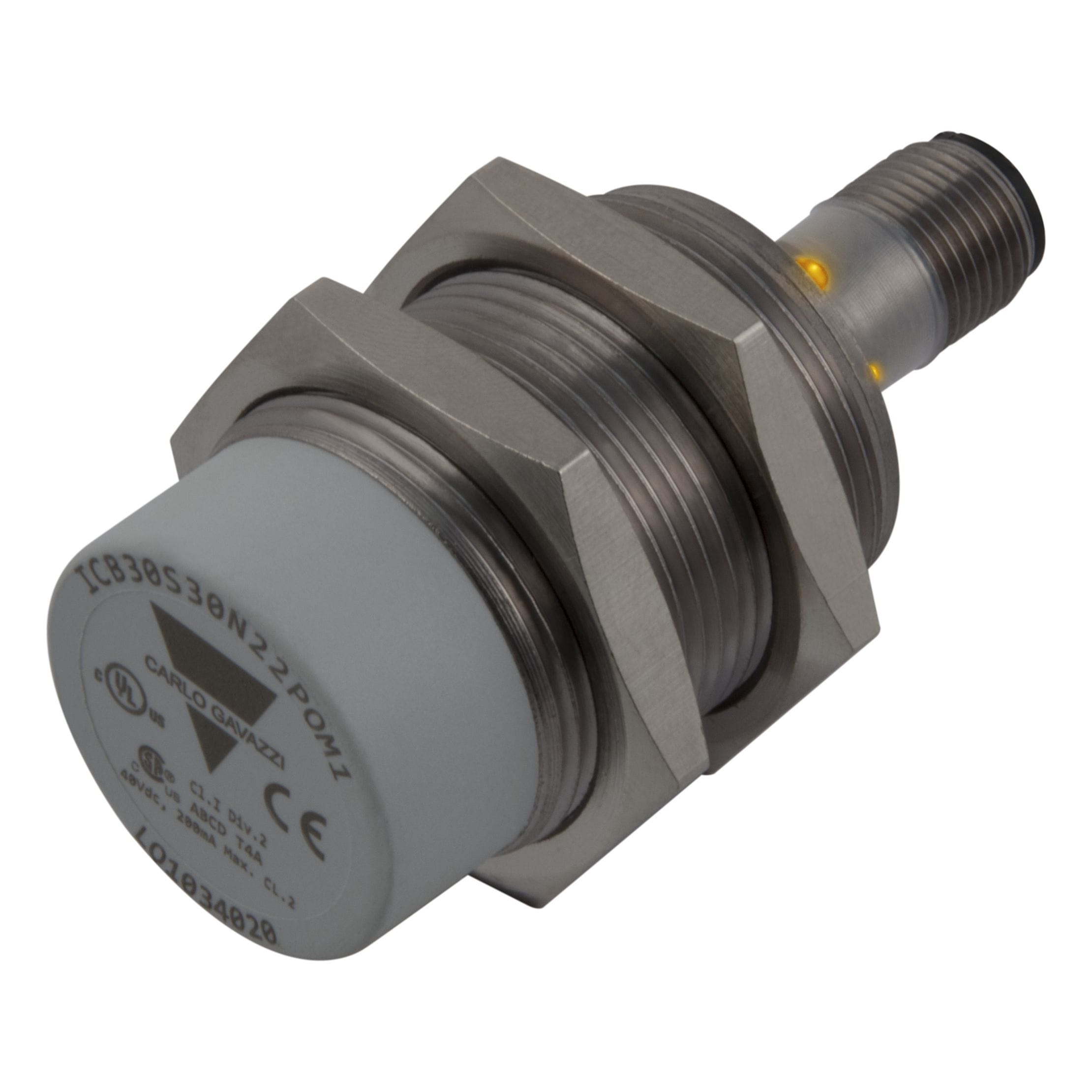 Carlo Gavazzi - Détecteur inductif M30 connecteur 30mm PNP NO non-noyable