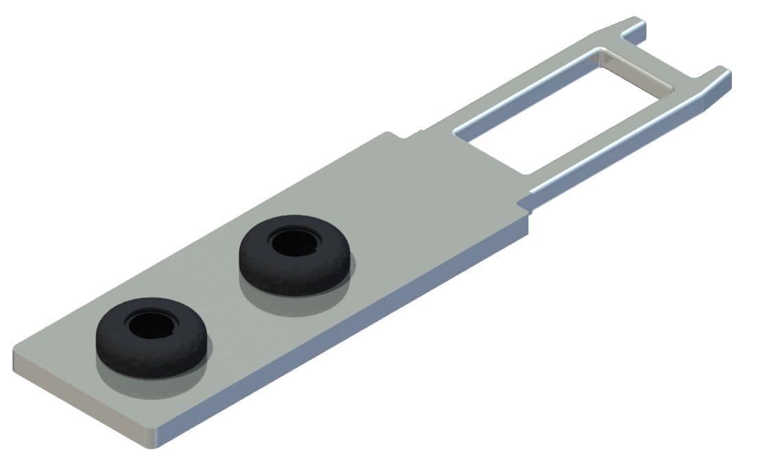 Carlo Gavazzi - Actionneur à clé de sécurité plat, 20mm pour fin de course sécurité