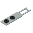Carlo Gavazzi - Actionneur à clé de sécurité plat, 20mm pour fin de course sécurité