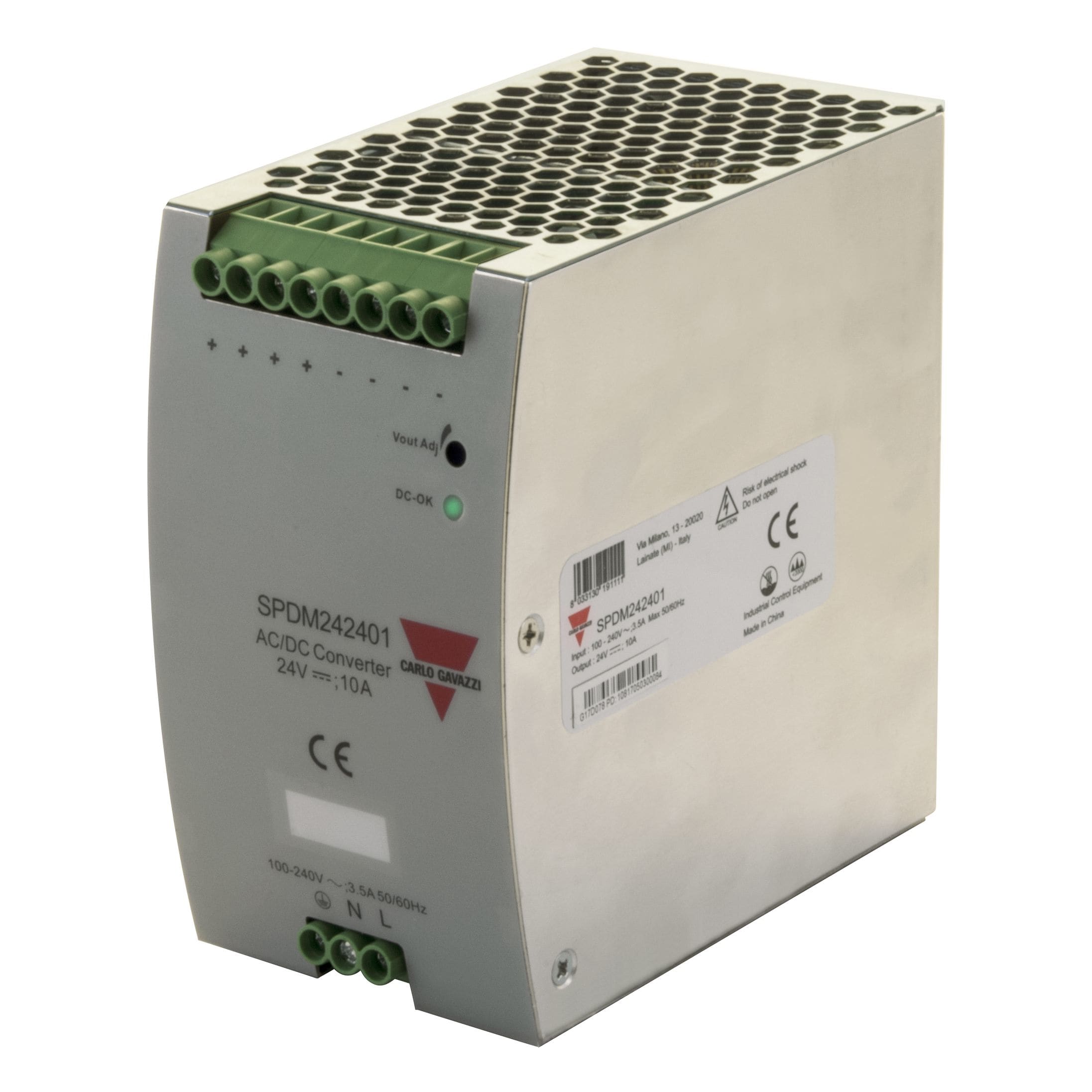Carlo Gavazzi - Alimentation a decoupage 240W 24Vcc compact rail DIN