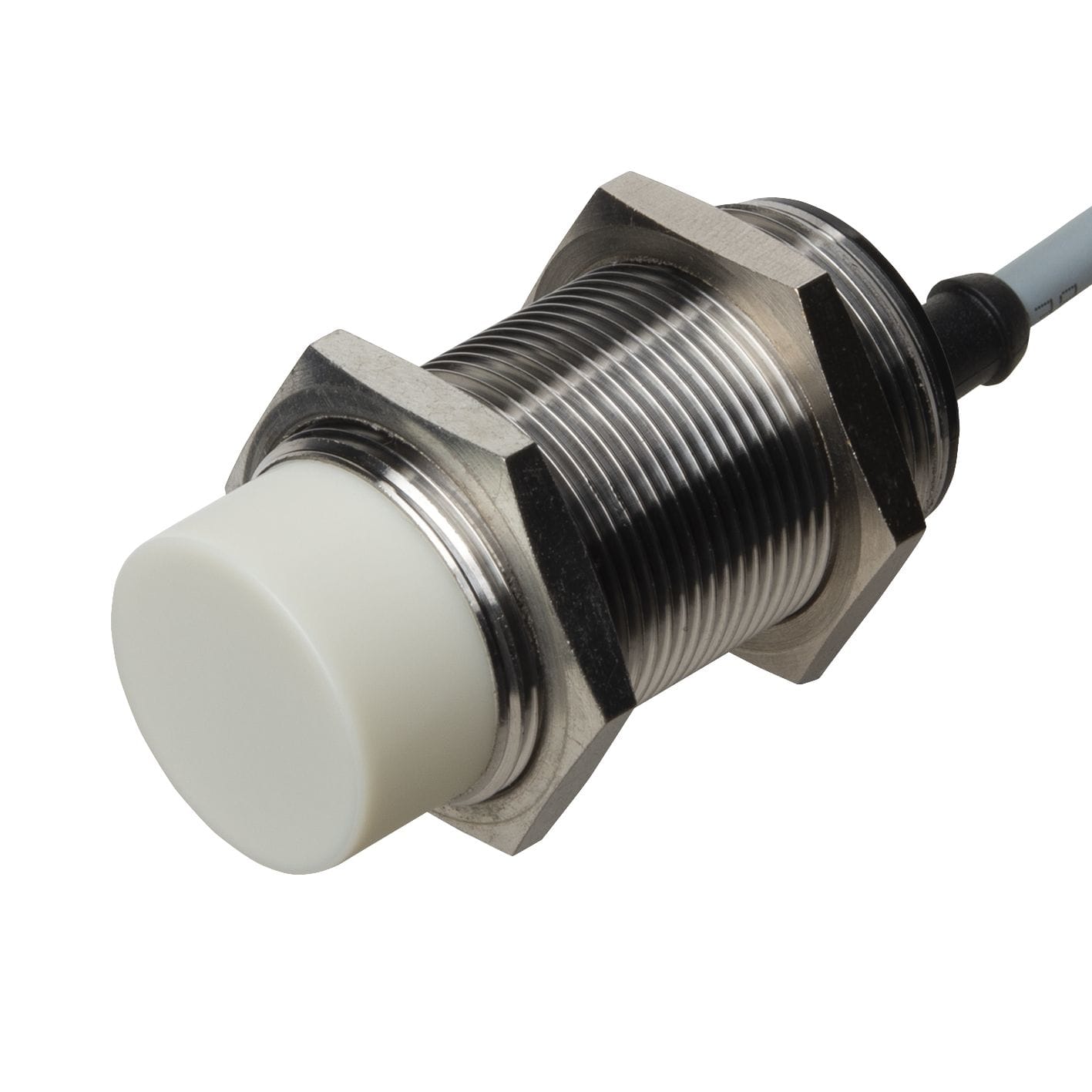 Carlo Gavazzi - Détecteur capacitif acier inox non-noyable portée 25mm M30 IO-Link, cable