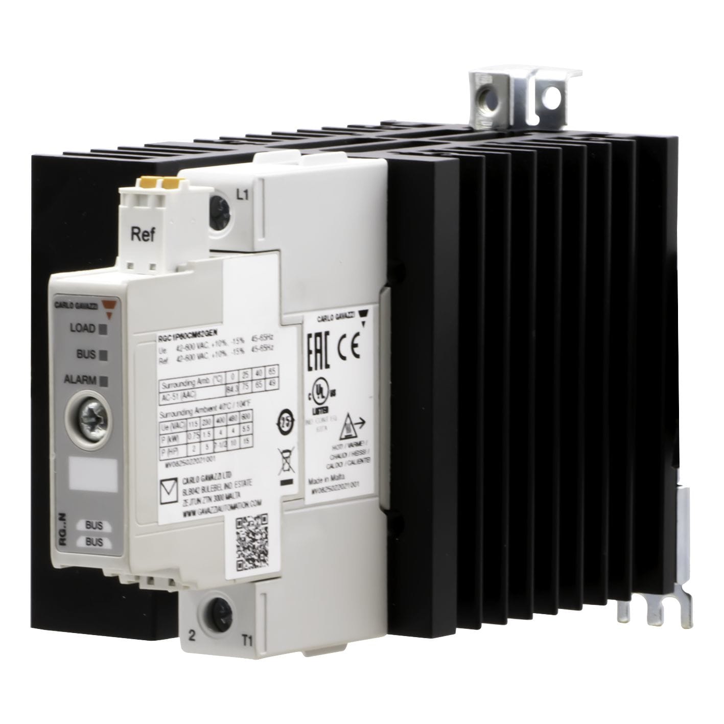 Carlo Gavazzi - Relais statique 1 phase 600Vca commutation proportionnel 65A intégration NRG
