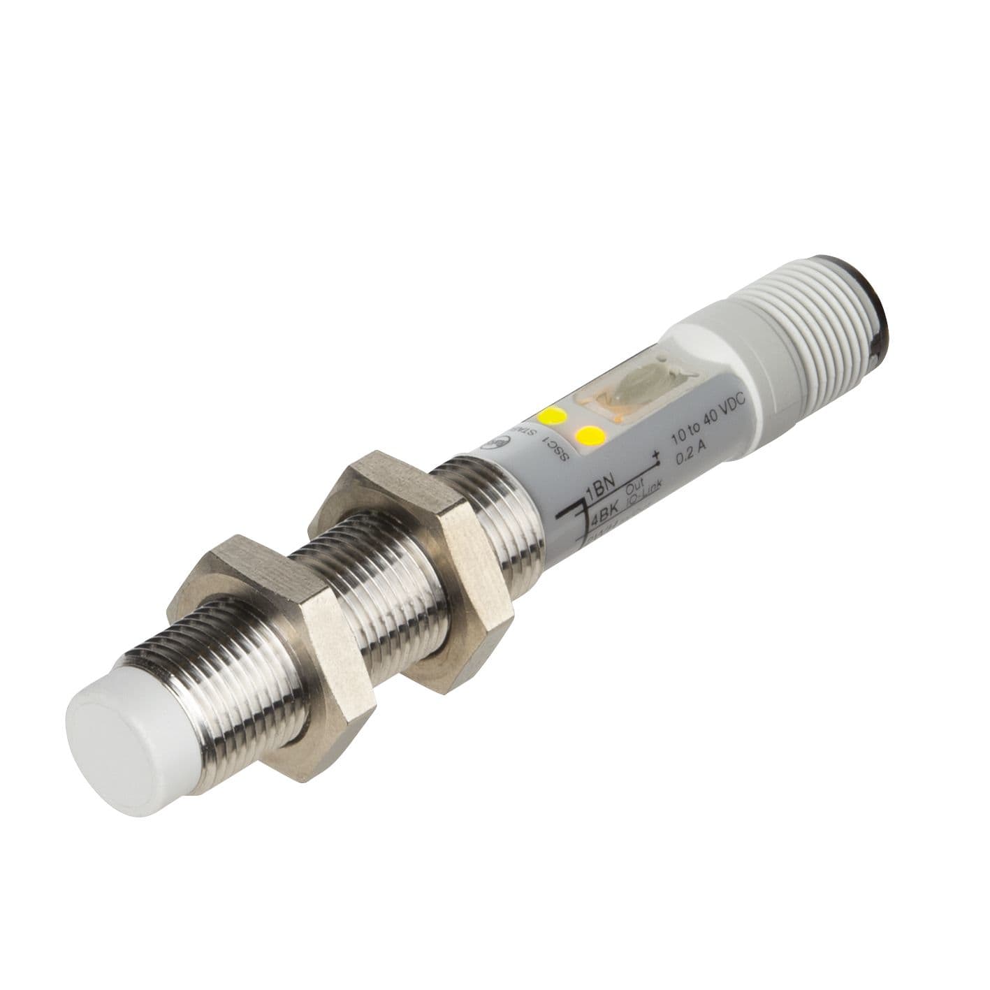 Carlo Gavazzi - Détecteur capacitif non noyable 8mm, 10-40Vcc, NPN/PNP, NO/NC, M12 acier IOLINK
