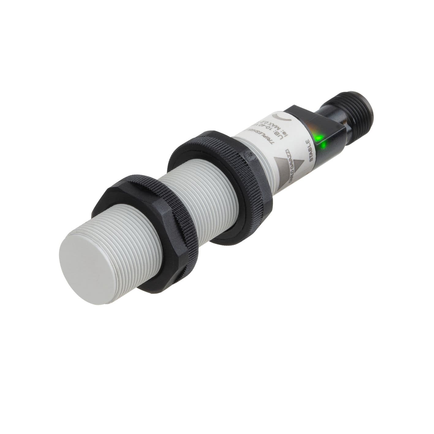 Carlo Gavazzi - Capacitif M18 noyable 8mm, 10-40Vcc, NPN/PNP, NO/NC, M12, Bargraphe, IOLINK