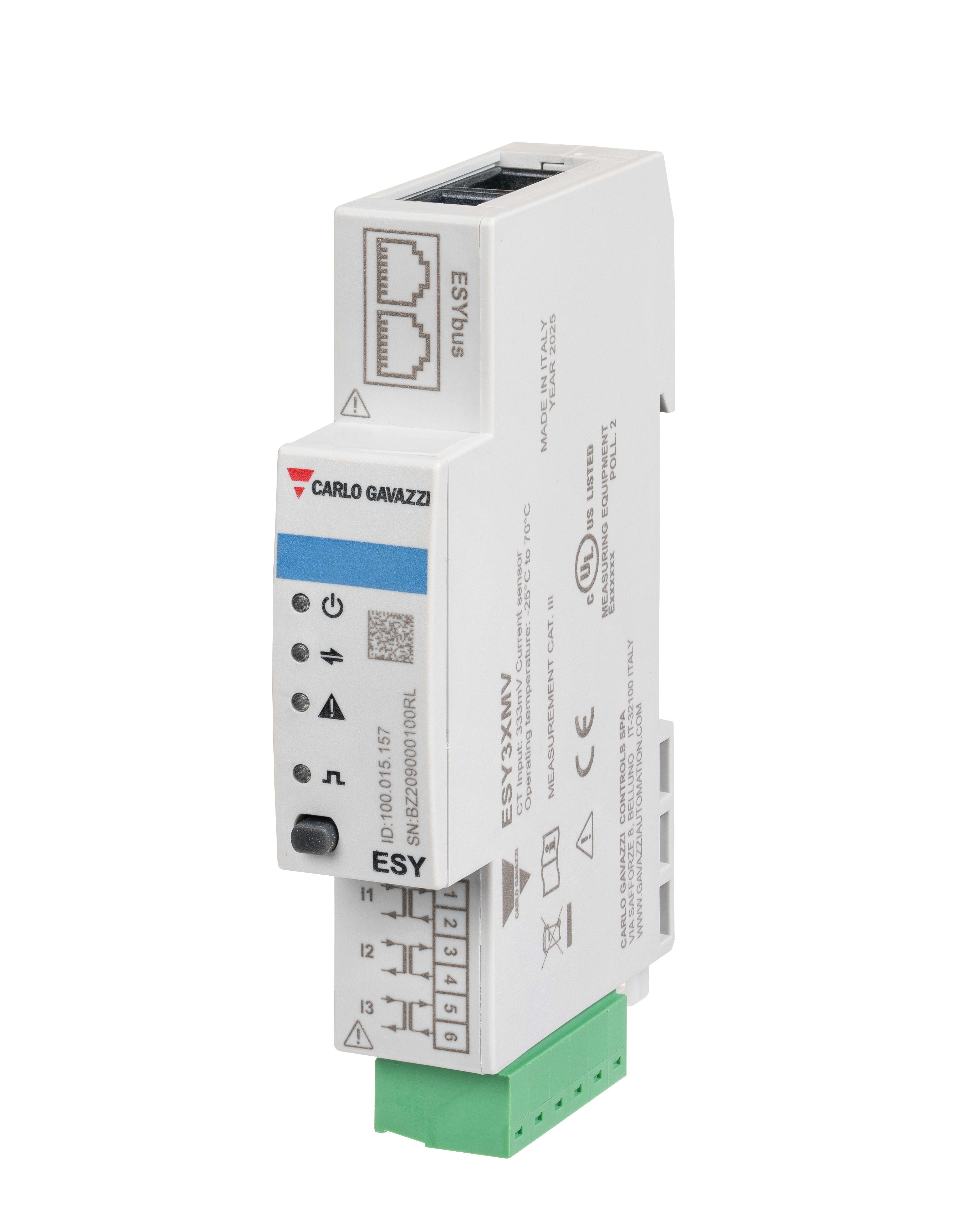 Carlo Gavazzi - Module de courant triphasé compatible pour TI 33mV avec le système EMS10