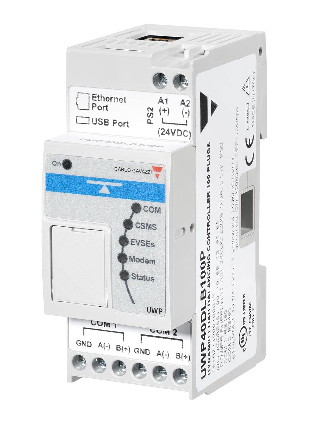 Carlo Gavazzi - Contrôleur d?équilibrage de charge pour 50 bornes électriques en OCPP 1.6J