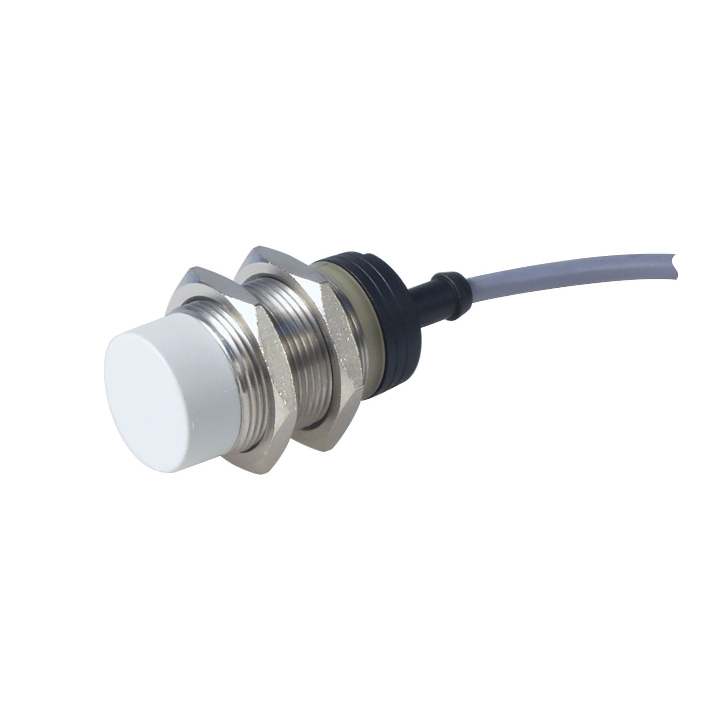 Carlo Gavazzi - Détecteur inductif metal M30 NPN NO, câble 2m, Sn 15mm, 10-40Vcc, corps court