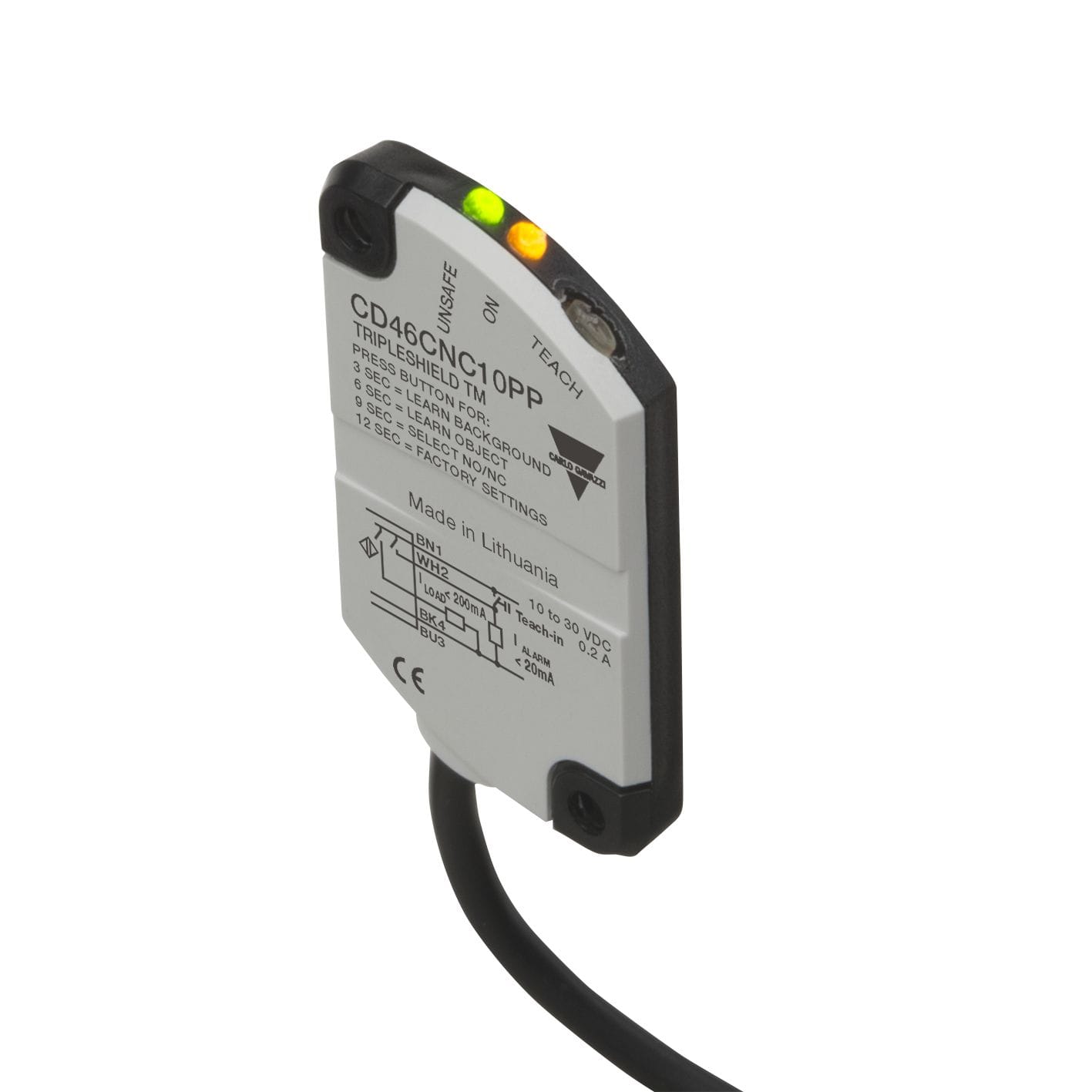 Carlo Gavazzi - Détecteur capacitif plastique flatpack fct apprentissage