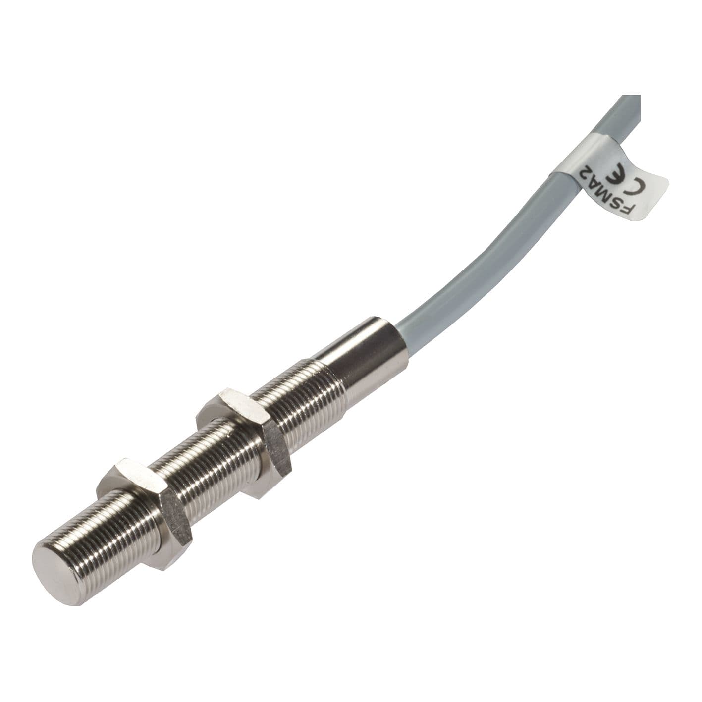 Carlo Gavazzi - Détecteur magnétique M12 laiton nickelé - Câble silicone Longueur 2m - sortie NO
