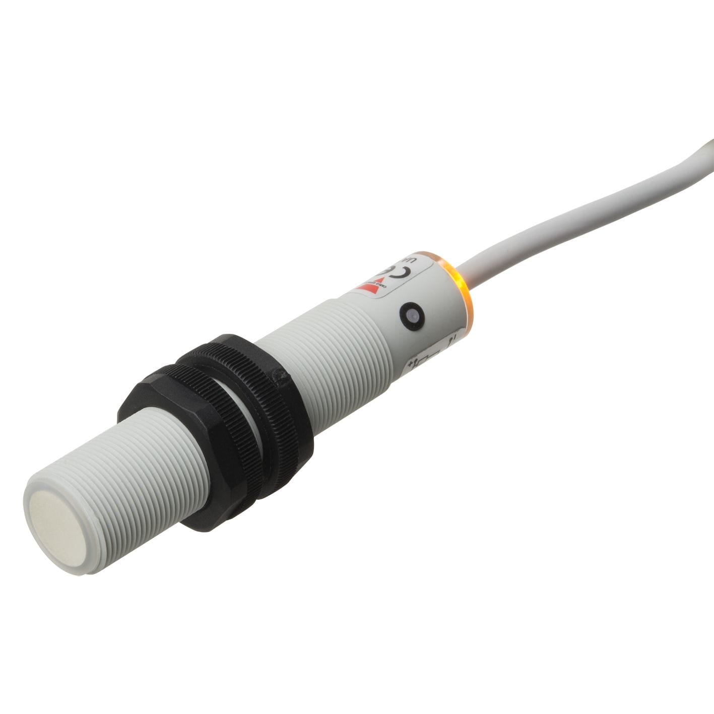 Carlo Gavazzi - Détecteur ultrasons M18 sorties PNP + 4-20mA-Dist 100-900mm-15 à 30vcc-Câble 2m