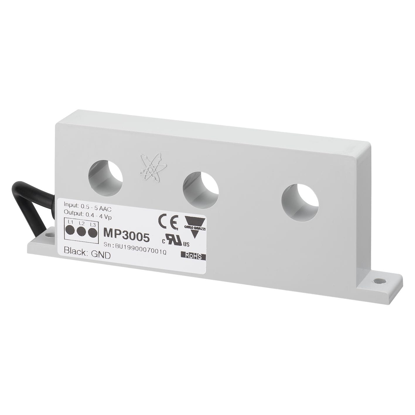 Carlo Gavazzi - Transformateur de courant 3 phases ca 20A/0,4-4Vp