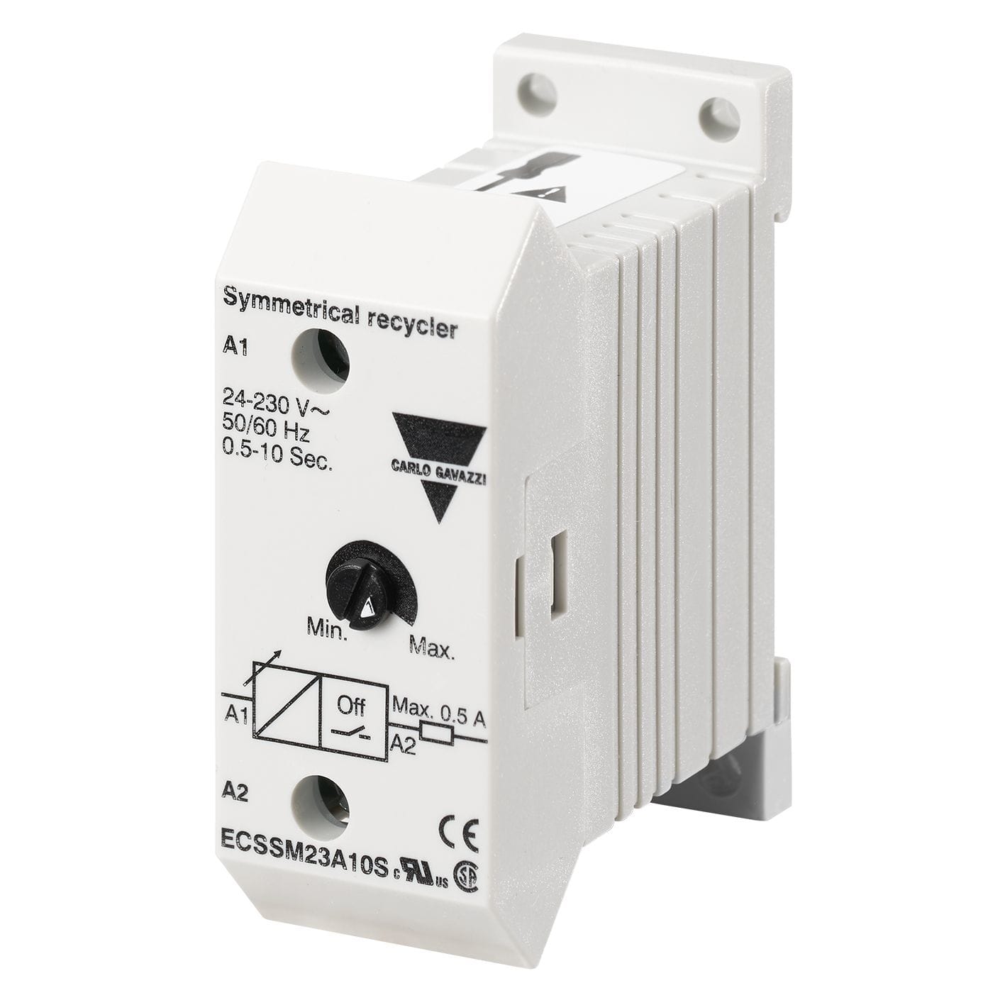 Carlo Gavazzi - Tempo minia-symétrique départ OFF -2 fils-1 à 10min-Vis-24-230 Vca/cc
