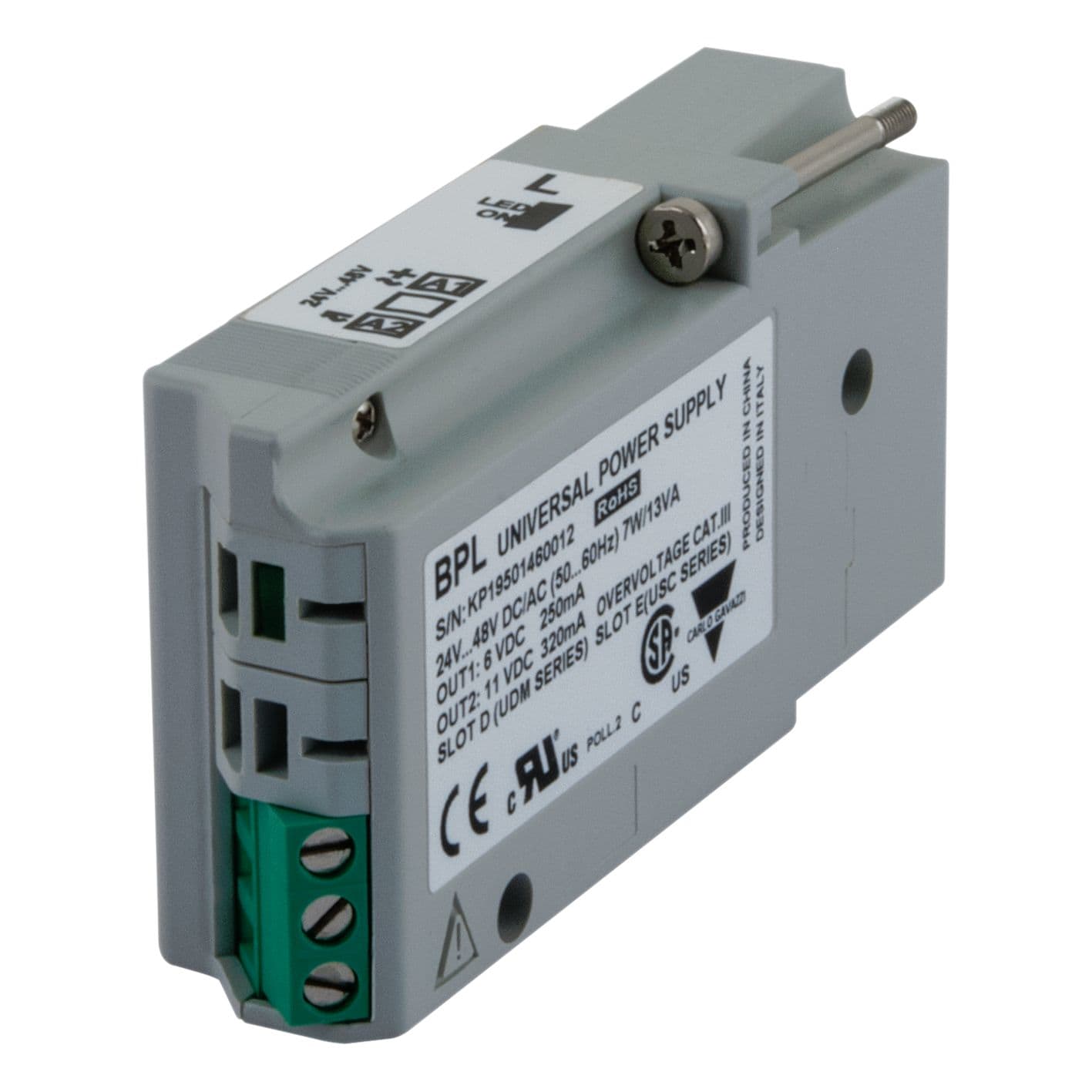 Carlo Gavazzi - Module d'alimentation UDM/USC 18..60Vcc/ac rev.3