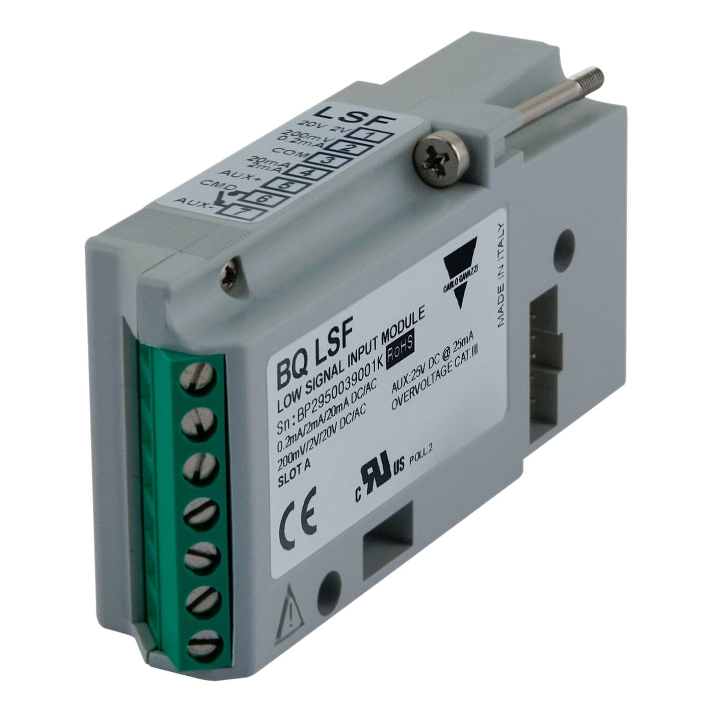 Carlo Gavazzi - Module d'entrée courant/tension + aux UDM/USC