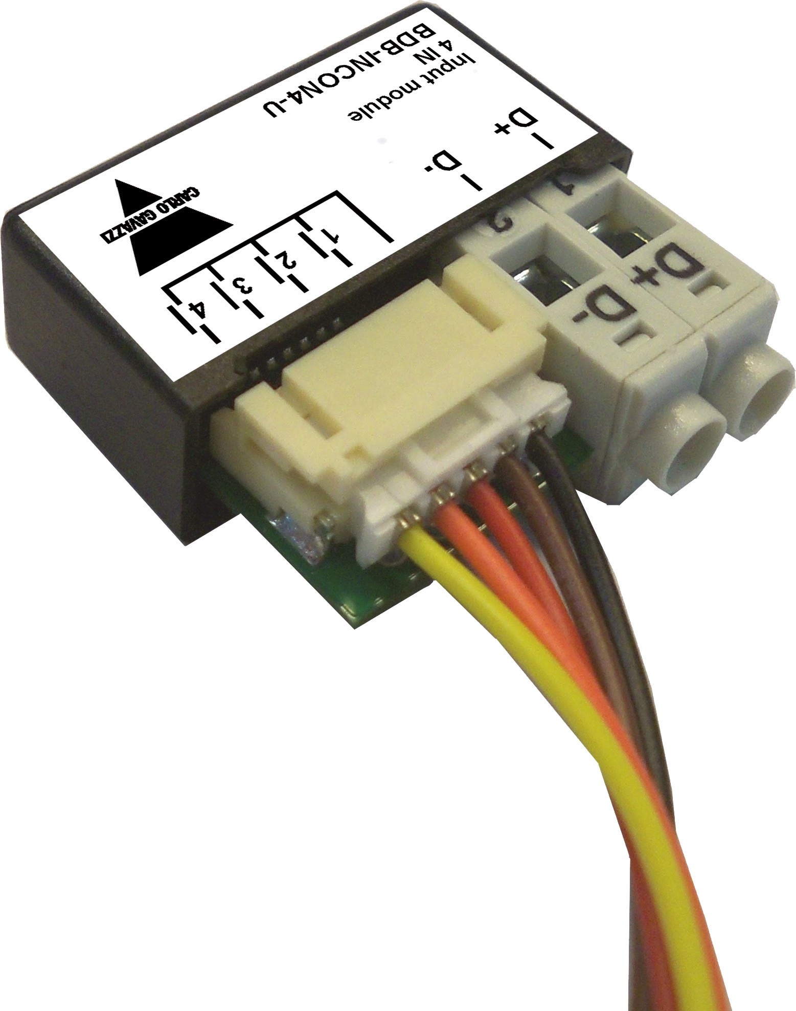 Carlo Gavazzi - Smart Dupline module 4 entrées contact libre de potentiel. Auto-alimenté