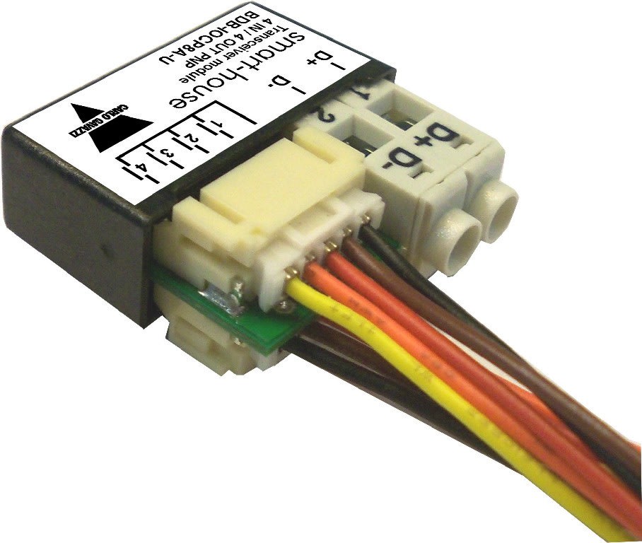 Carlo Gavazzi - Smart Dupline émetteur module 4e/4s PNP, alimenté par le réseau Dupline