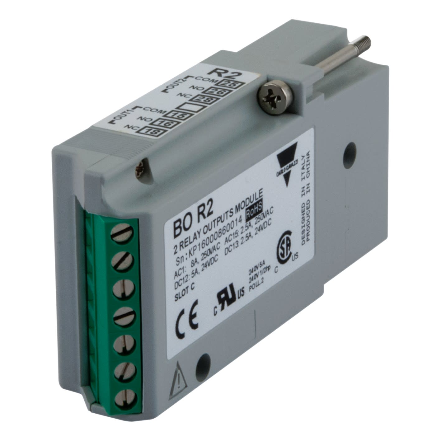 Carlo Gavazzi - Module pour BD35/BD40 et BDXX - 2 sorties relais rev.9