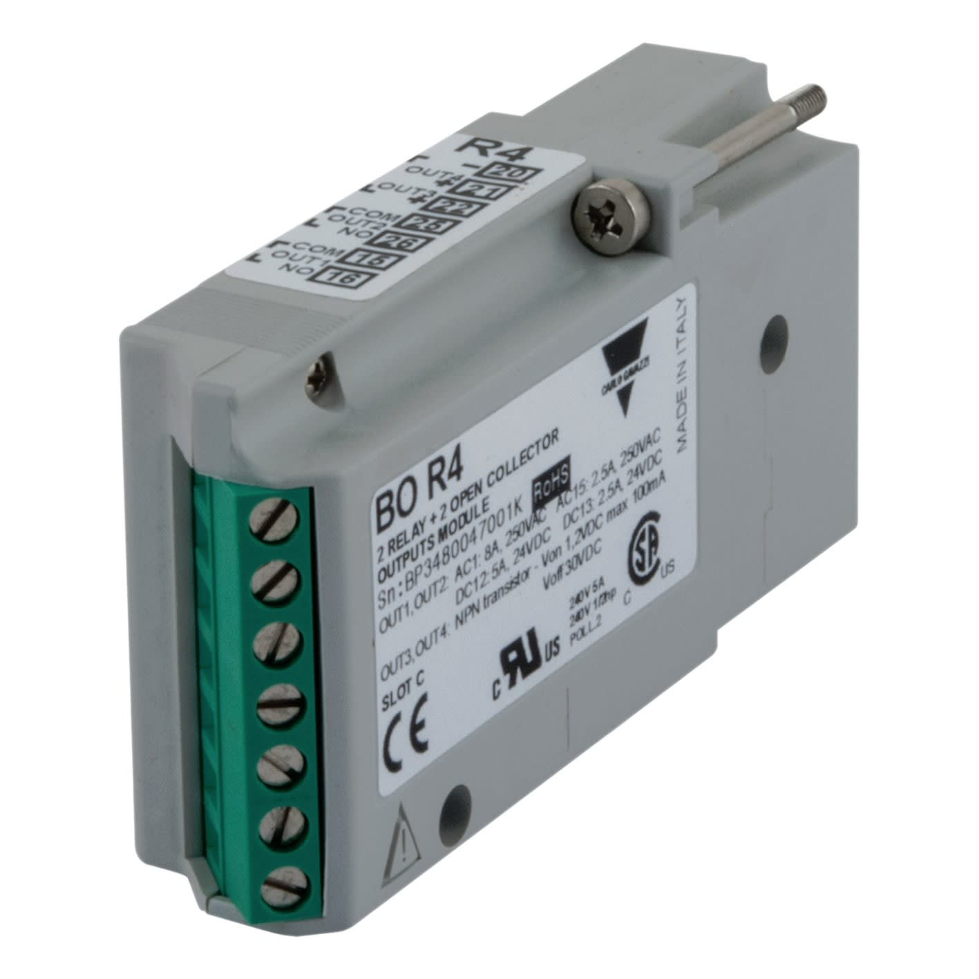 Carlo Gavazzi - Module UDM/USC 2 sorties relais + 2 sorties statiques rev.8