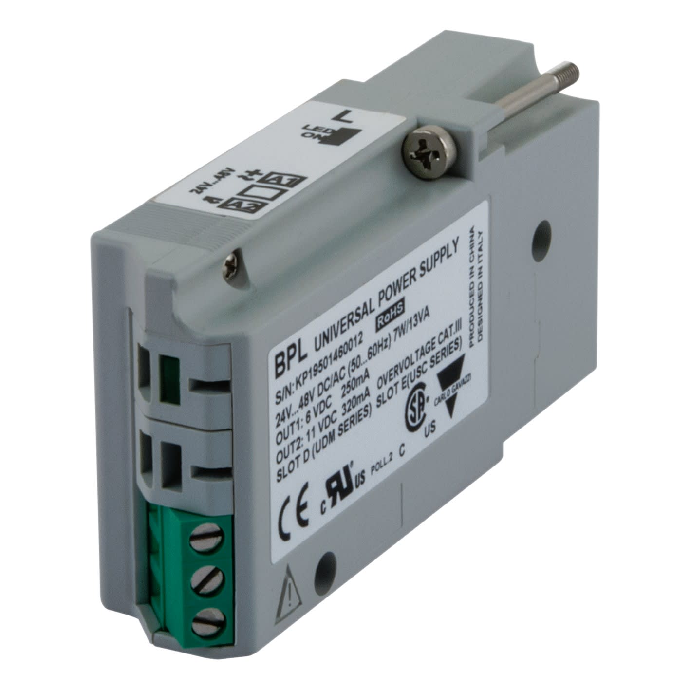 Carlo Gavazzi - Module d'alimentation UDM/USC 18..60Vcc/ac rev.3