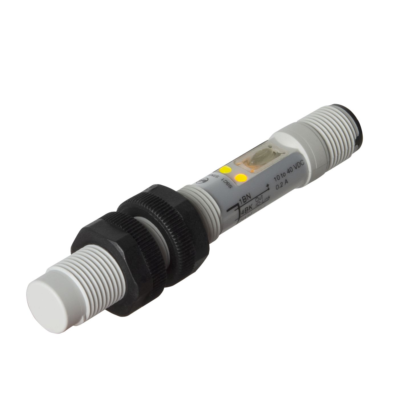Carlo Gavazzi - Détecteur capacitif non noyable 8mm, 10-40Vcc, NPN/PNP, NO/NC, M12, PBT, IOLINK